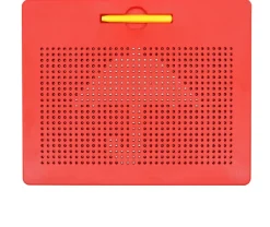 Braintoys Imapad Rojo ·*Niños Construcciones Magnéticas|Juegos De Viaje