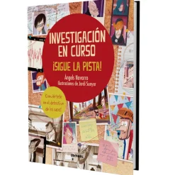 Combel Investigación en curso - Sigue la pista*Niños Libros Pasatiempos Para Niños Y Niñas