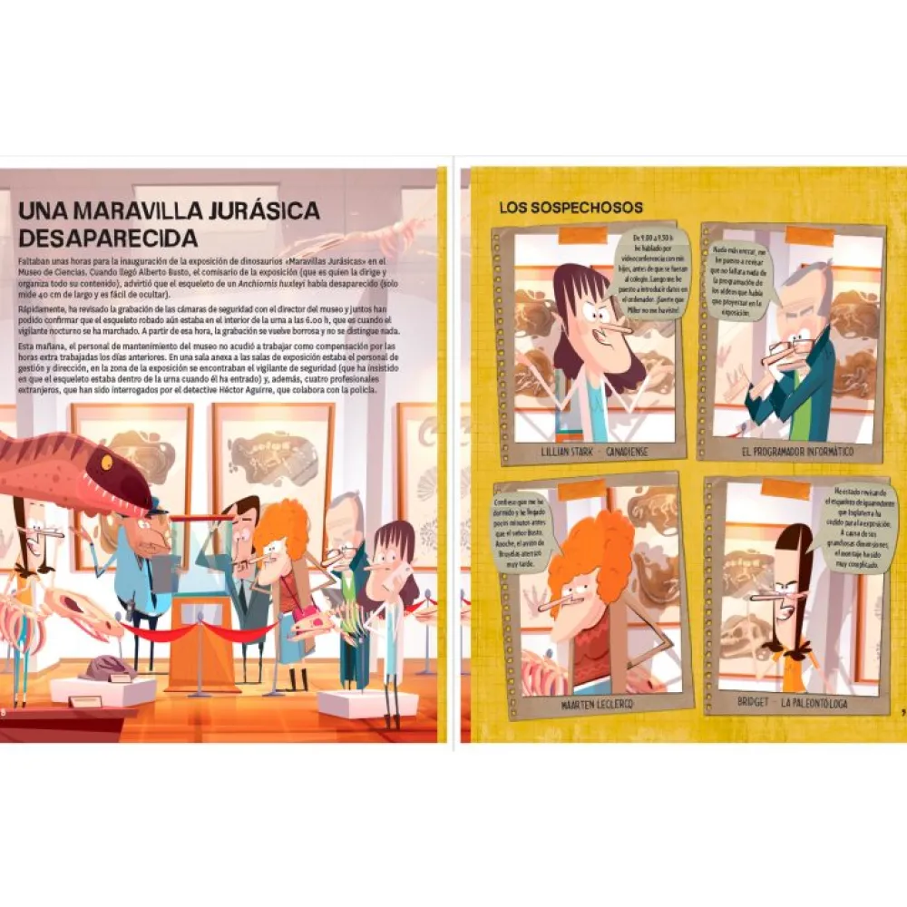 Combel Investigación en curso - Sigue la pista*Niños Libros Pasatiempos Para Niños Y Niñas