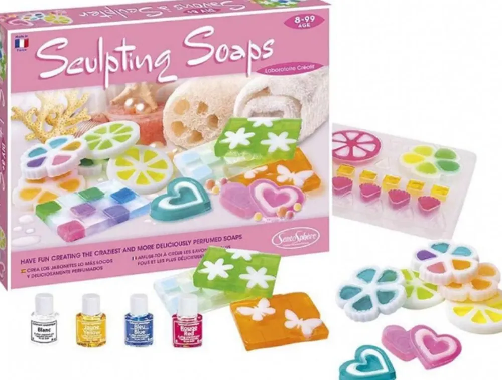 Sentosphère Jabón para esculpir figuras · Sentosphere*Niños Kit De Manualidades|Juguetes Y Juegos Motricidad Fina