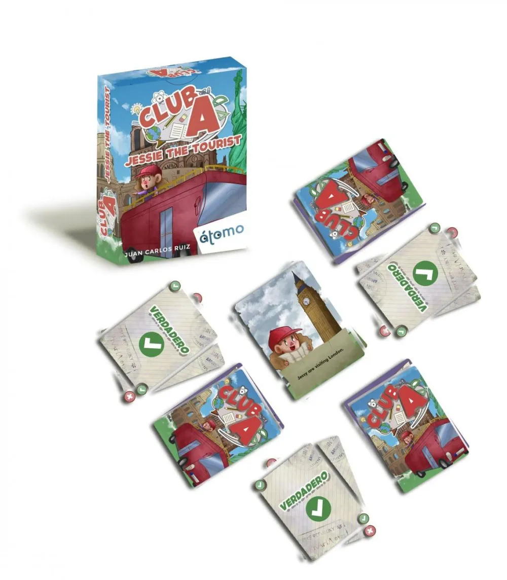 Átomo Games Jessie The Tourist-Club A*Niños Átomo Games|Juegos De Mesa De Viaje