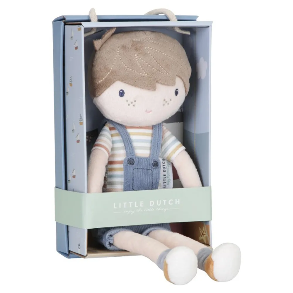 Little Dutch Jim Muñeco Blandito Mediano NUEVO ·*Niños Muñecos Blanditos|Juguetes Montessori