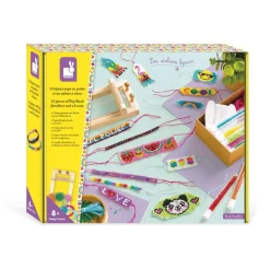 Janod Joyas Pop de cuentas y telar ·*Niños Kit De Manualidades