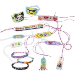 Janod Joyas Pop de cuentas y telar ·*Niños Kit De Manualidades