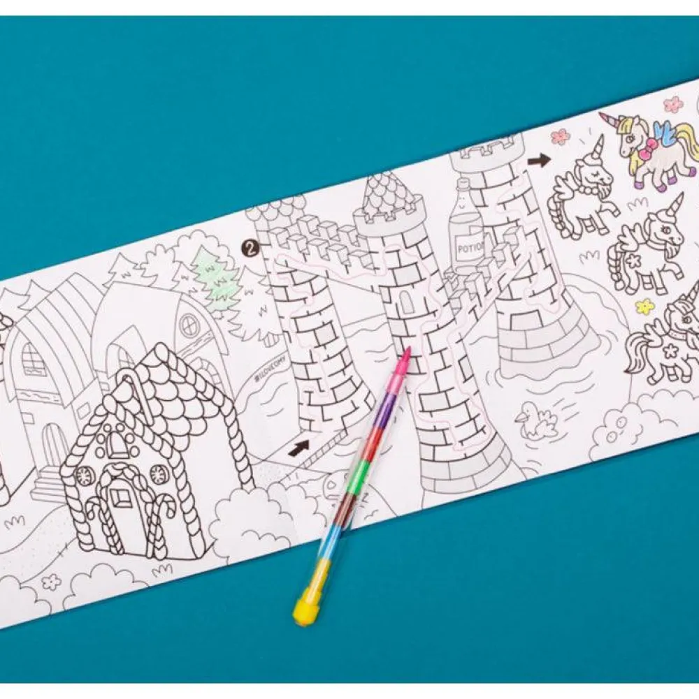 Omy Juego de bolsillo para colorear Magic+8 pinturas ·*Niños Libros Para Colorear|Libros Para Colorear