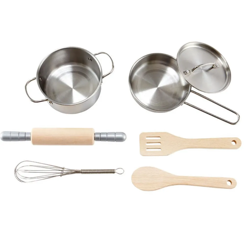 Hape Juego de cocina para Chef ·*Niños Cocinas De Madera Y Accesorios Juguete|Juguetes Waldorf