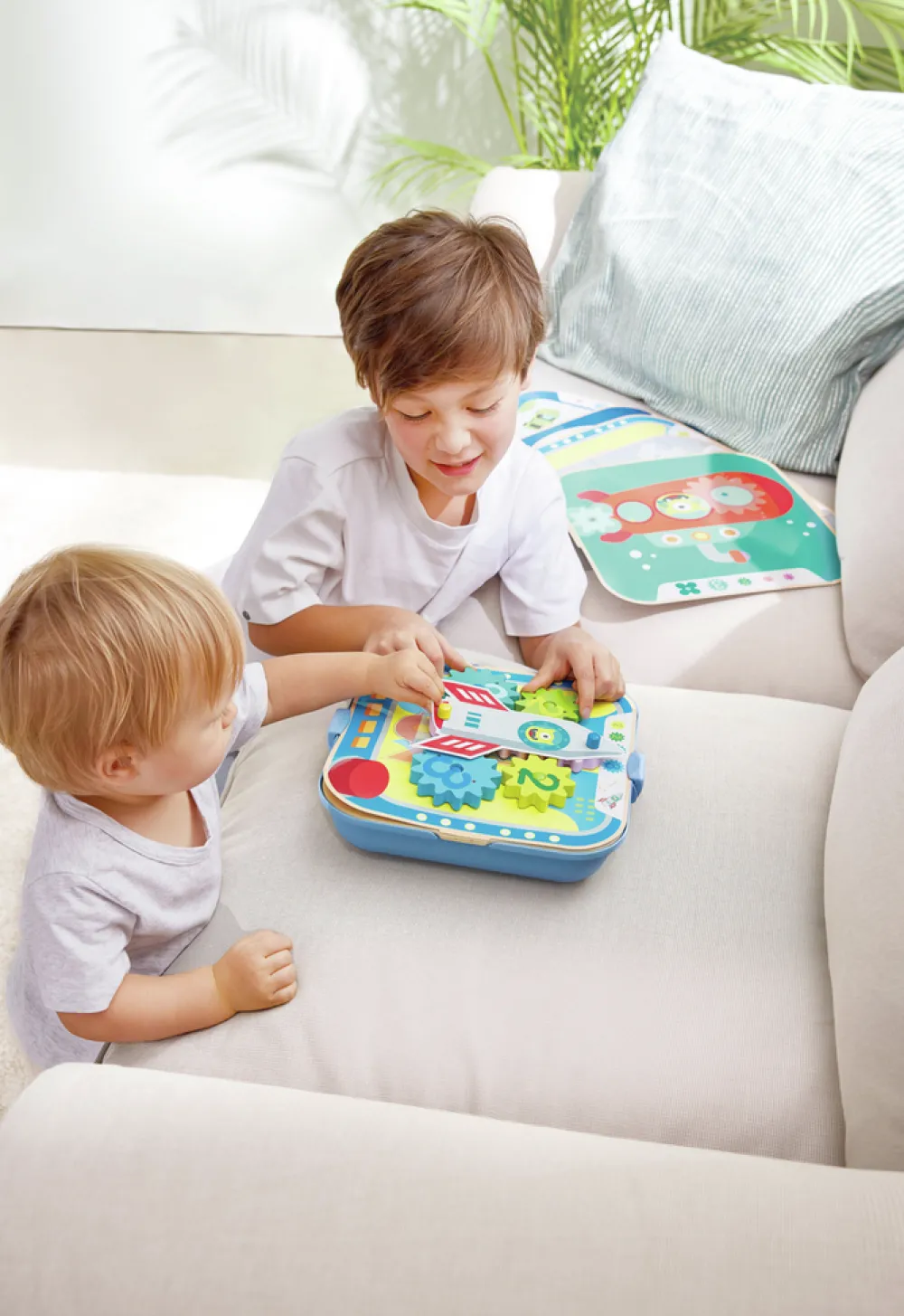 Hape Juego de engranajes ·*Niños Juguetes Y Juegos Motricidad Fina|Juguetes Montessori