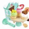 Hape Juego de Helado Scoop & Serve ·*Niños Cocinas De Madera Y Accesorios Juguete|Juguetes Waldorf