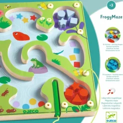 Djeco Juego educativo Froogy Maze ·*Niños Juguetes Montessori|Juguetes Y Juegos Motricidad Fina