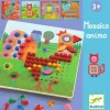 Djeco Juego educativo Mosaico Animo ·*Niños Juguetes Montessori|Juguetes Y Juegos Motricidad Fina