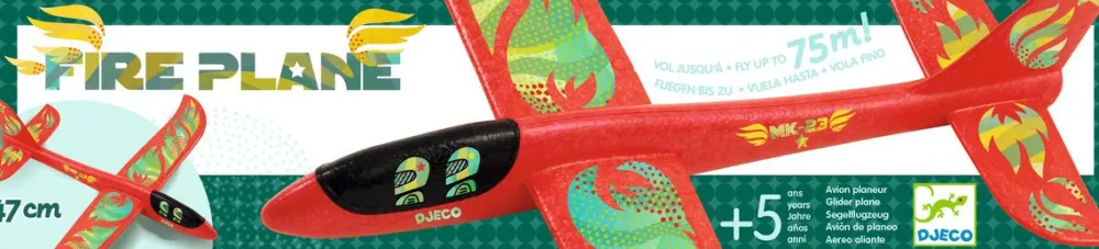 Djeco Juego habilidad avión Fire ·*Niños Kit De Manualidades