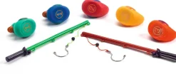Djeco Juego habilidad Patos Arco Iris ·*Niños Juguetes De Baño|Juguetes Y Juegos Motricidad Fina