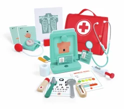 Hape Juego Médico del Pequeño Doctor ·*Niños Juguetes Waldorf|Juguetes Montessori