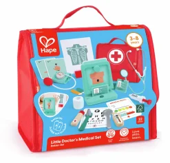 Hape Juego Médico del Pequeño Doctor ·*Niños Juguetes Waldorf|Juguetes Montessori