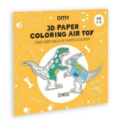 Omy Juego Dinos para colorear e inflar*Niños Juegos De Viaje