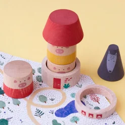 Londji Juguete madera Los Tres Cerditos ·*Niños Juguetes Waldorf|Juguetes Montessori