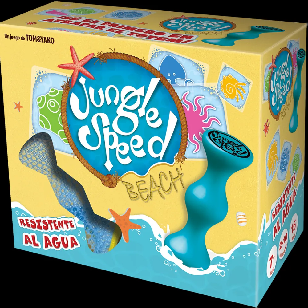 Asmodee Jungle Speed Beach ·*Niños Juegos Asmodee|Juegos De Mesa De Viaje