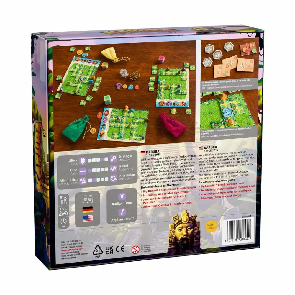 HABA Karuba 2025 ·*Niños Juegos Haba|Juegos De Tablero