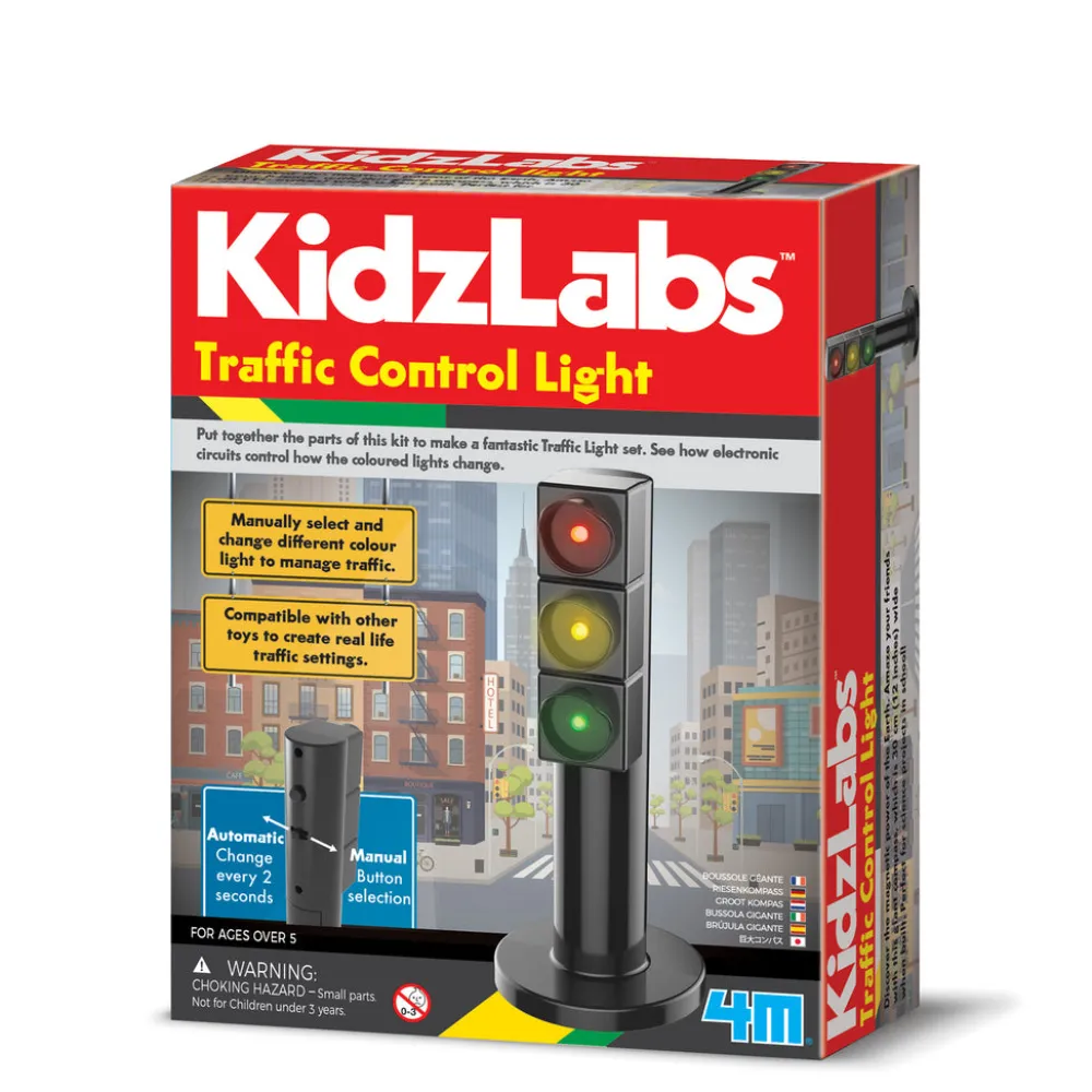 4M Kidz Labs Construye un semáforo ·*Niños Juguetes Stem