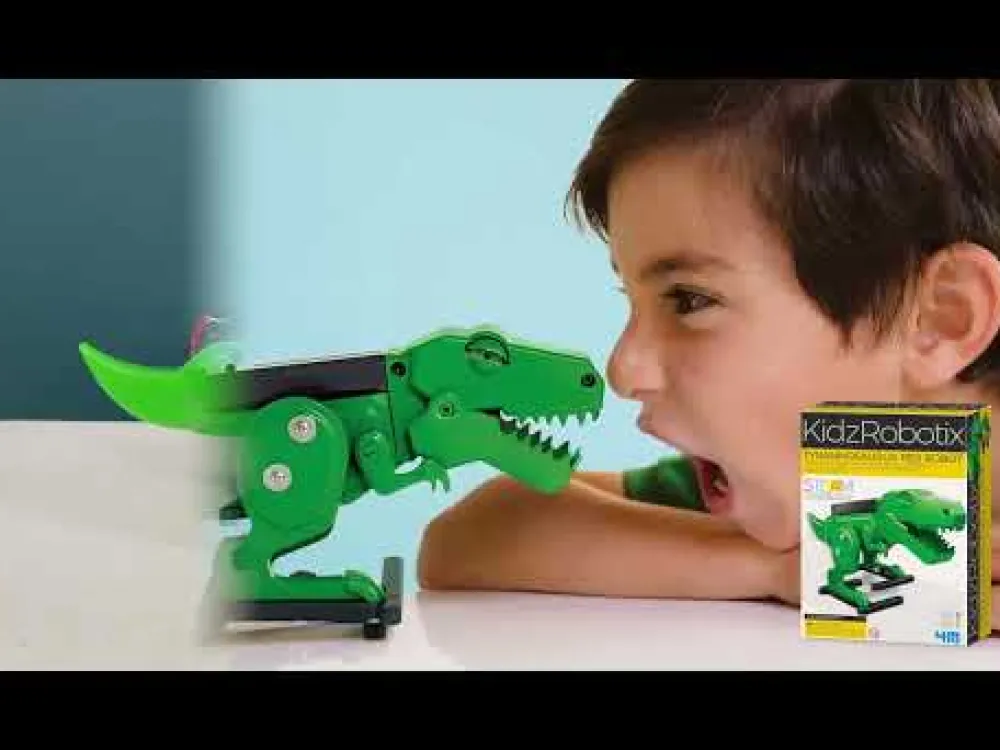 4M Kidz Robotix Robot Tiranosaurio Rex ·*Niños Juguetes Stem