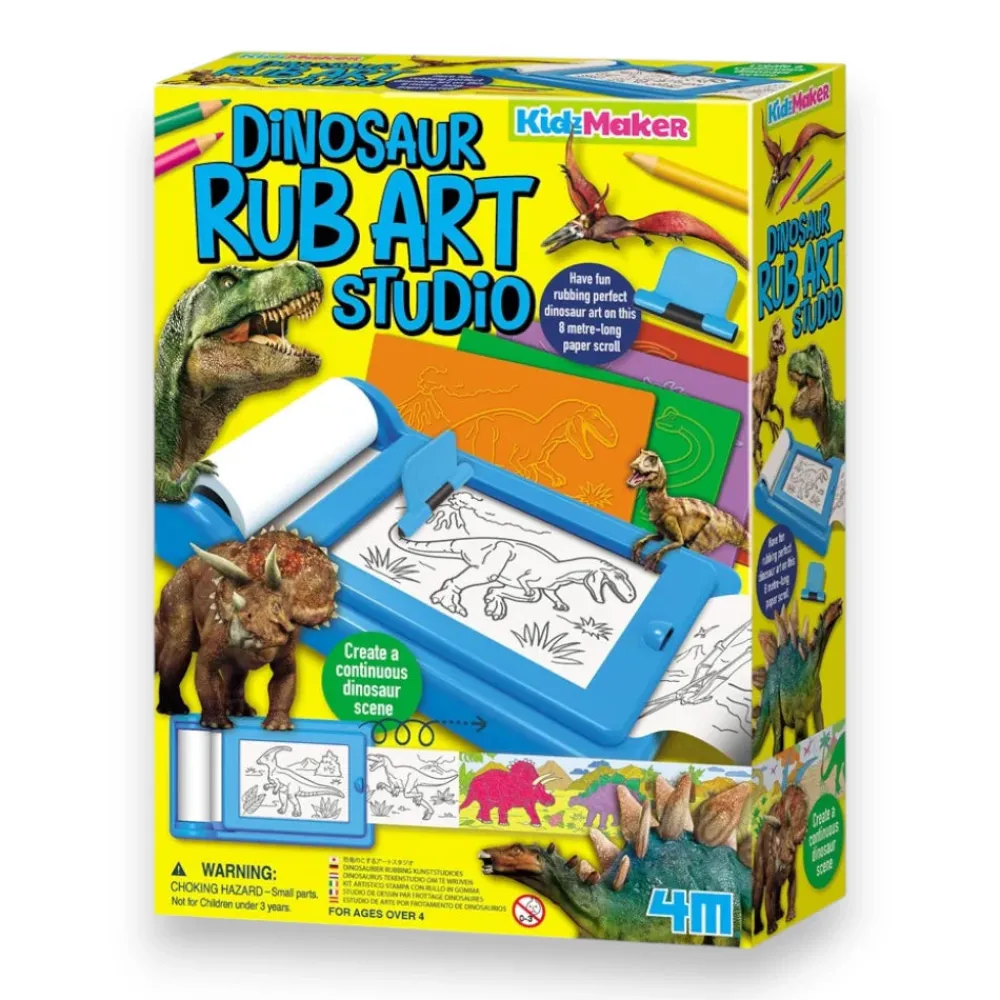 4M KidzMaker Arte de dinosaurios ·*Niños Kit De Manualidades|Juguetes De Toda La Vida