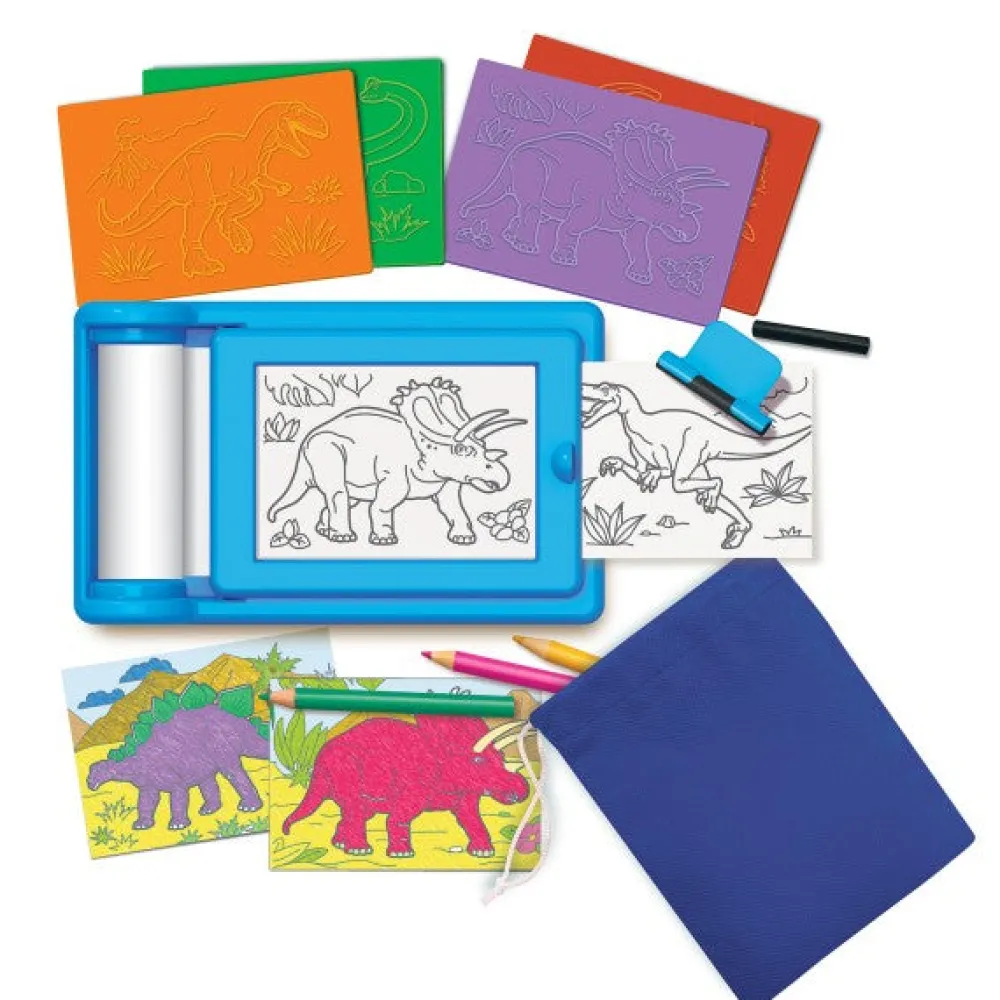 4M KidzMaker Arte de dinosaurios ·*Niños Kit De Manualidades|Juguetes De Toda La Vida