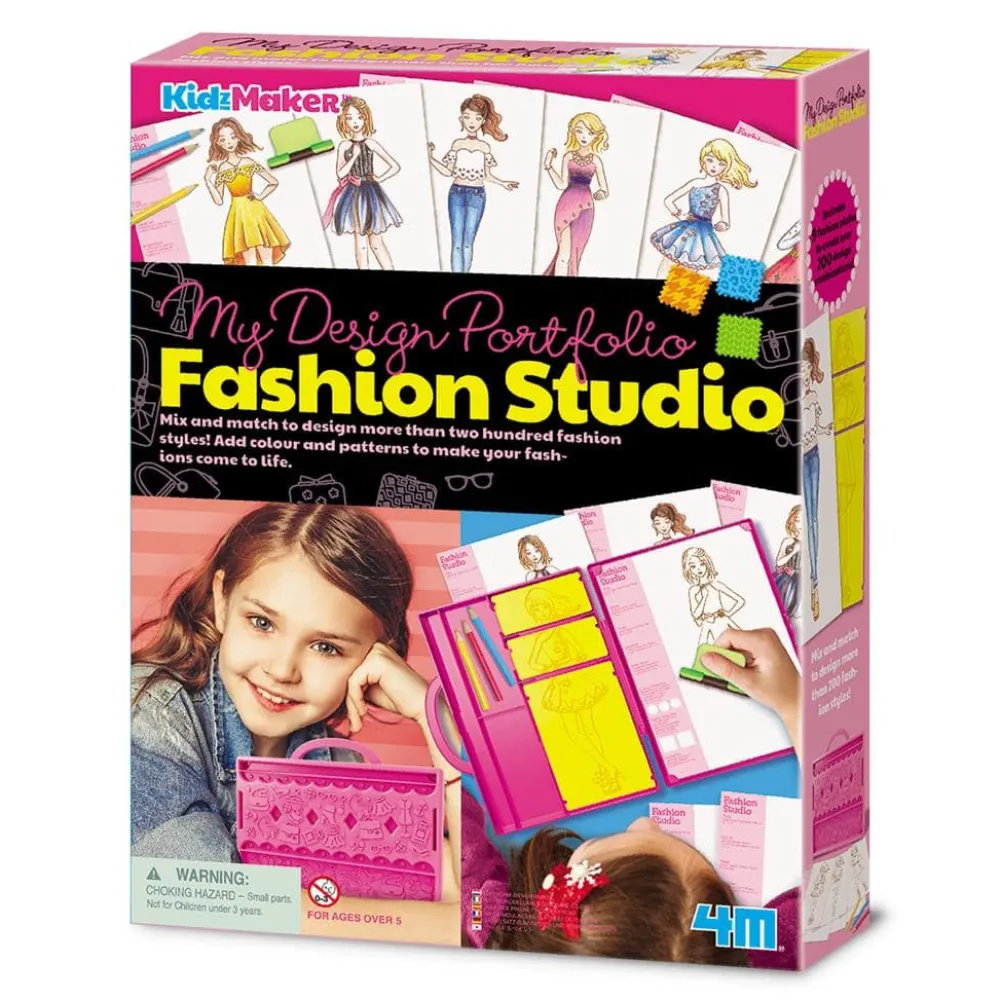 4M KidzMaker Estudio de Moda ·*Niños Kit De Manualidades|Juguetes De Toda La Vida