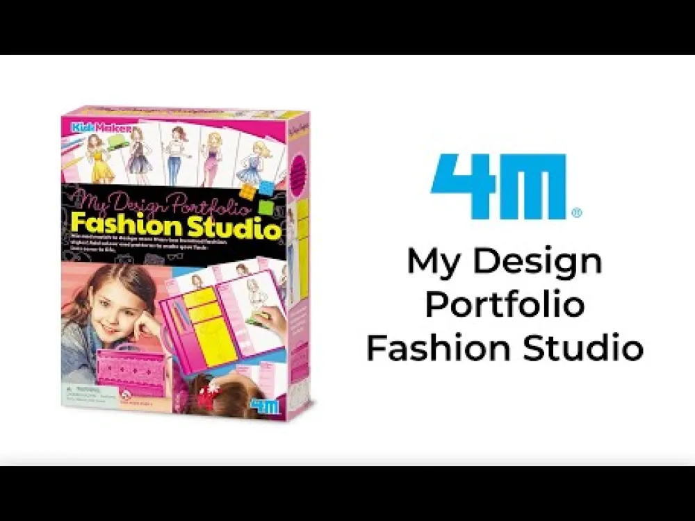 4M KidzMaker Estudio de Moda ·*Niños Kit De Manualidades|Juguetes De Toda La Vida