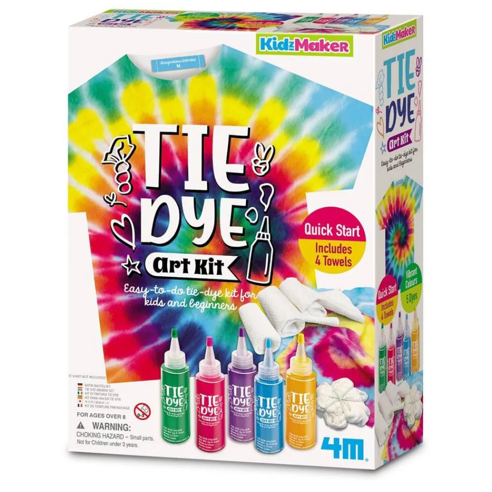 4M KidzMaker Tie Dye ·*Niños Kit De Manualidades