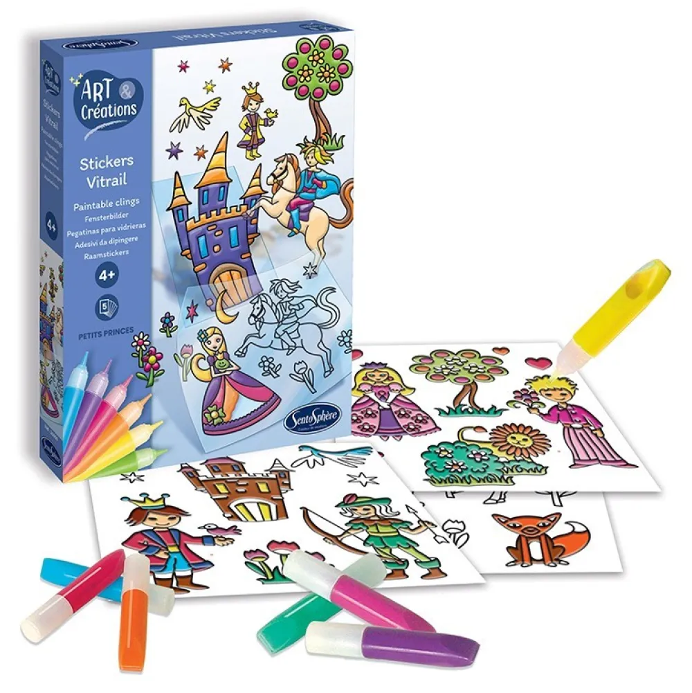 Sentosphère Kit stickers ventanas Petit Princess*Niños Kit De Manualidades