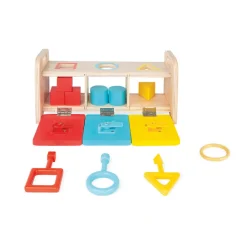 Janod La caja de llaves ESSENTIEL ·*Niños Juguetes Waldorf|Juguetes Montessori