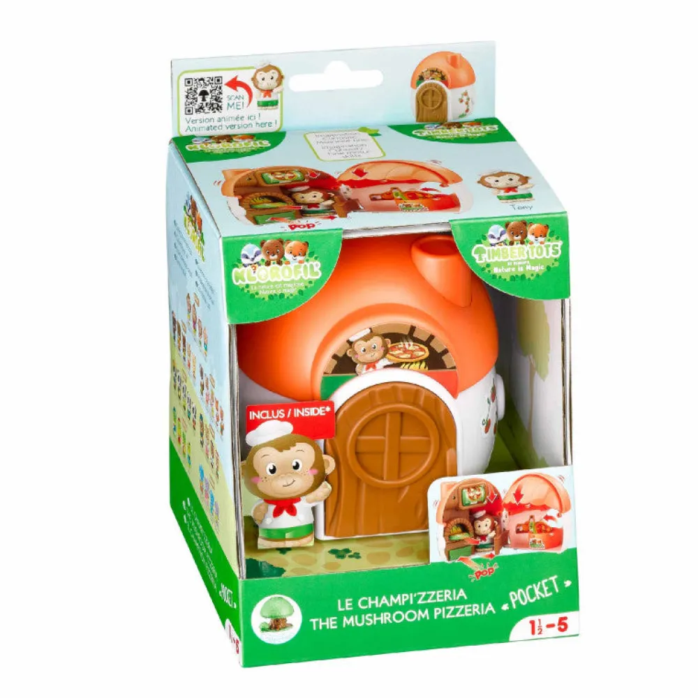 Klorofil La Champ'pizzeria Pocket ·*Niños Casas De Muñecas|Juguetes Waldorf