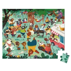 Janod La Familia de Osos 54 piezas ·*Niños Puzzles 54 Piezas|Puzzles Janod