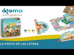 Átomo Games La fiesta de las letras*Niños Átomo Games|Juegos De Mesa De Viaje