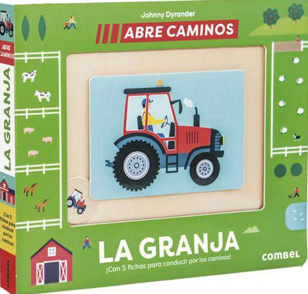 Combel La granja. Abre caminos* Libros De Cartoné|Libros Manipulativos