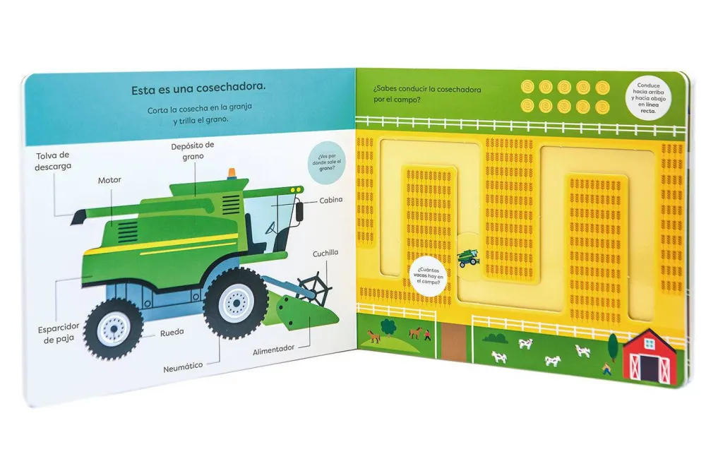 Combel La granja. Abre caminos* Libros De Cartoné|Libros Manipulativos