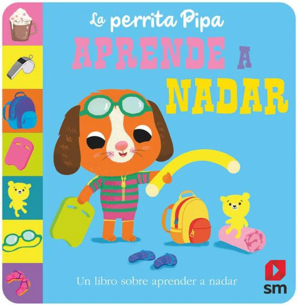 SM La perrita Pipa aprende a nadar* Libros Manipulativos|Libros De Cartoné