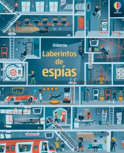 Usborne Laberinto de espias*Niños Libros Pasatiempos Para Niños Y Niñas