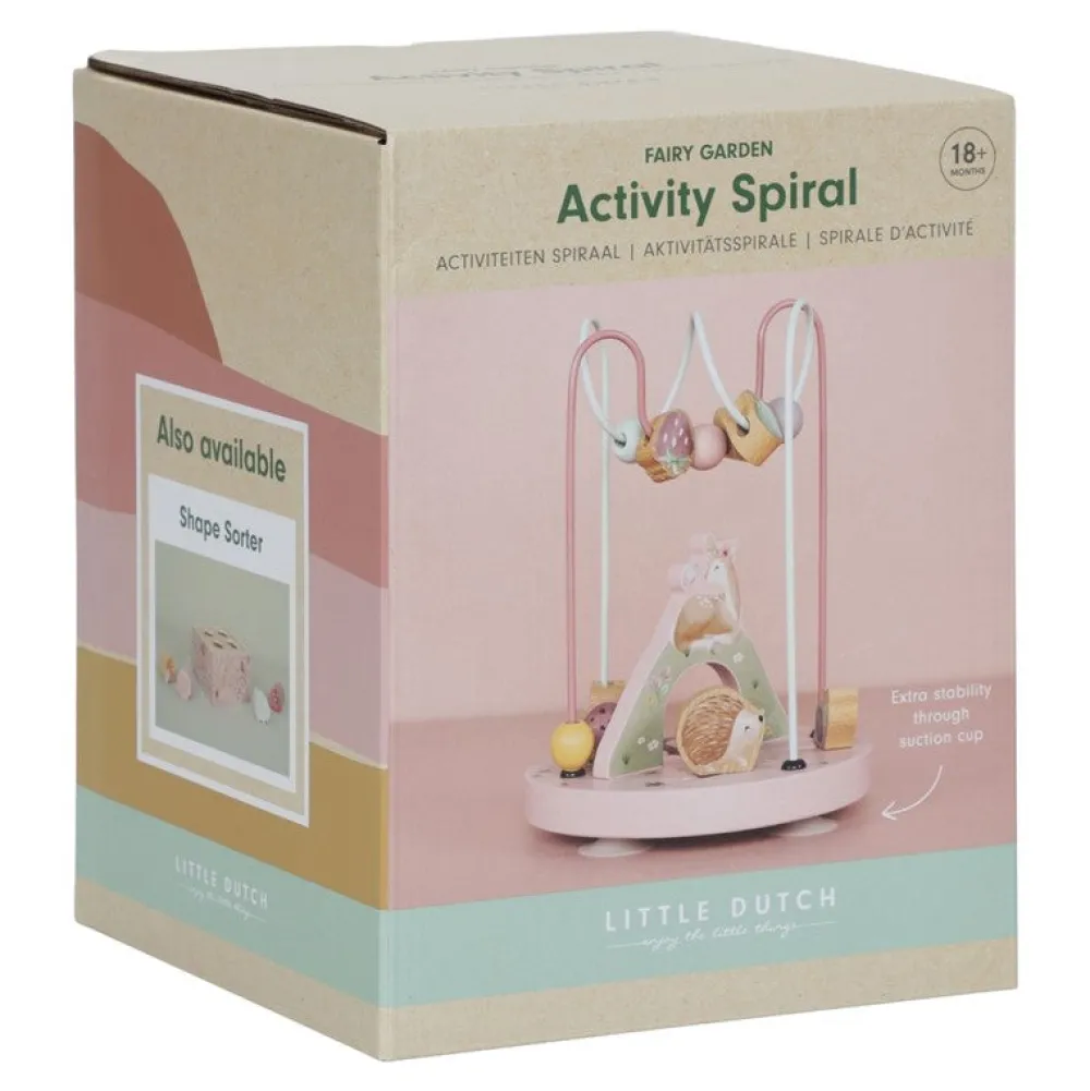 Little Dutch Laberinto espiral de cuentas Fairy Garden ·*Niños Juguetes De Madera Para Niños|Juguetes Y Juegos Motricidad Fina