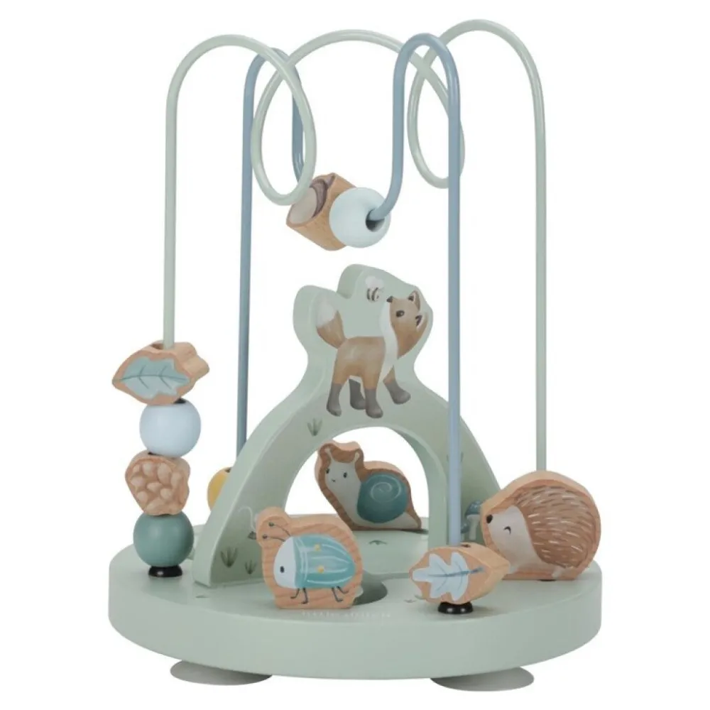 Little Dutch Laberinto espiral de cuentas Forest Friends ·*Niños Juguetes De Madera Para Niños|Juguetes Y Juegos Motricidad Fina