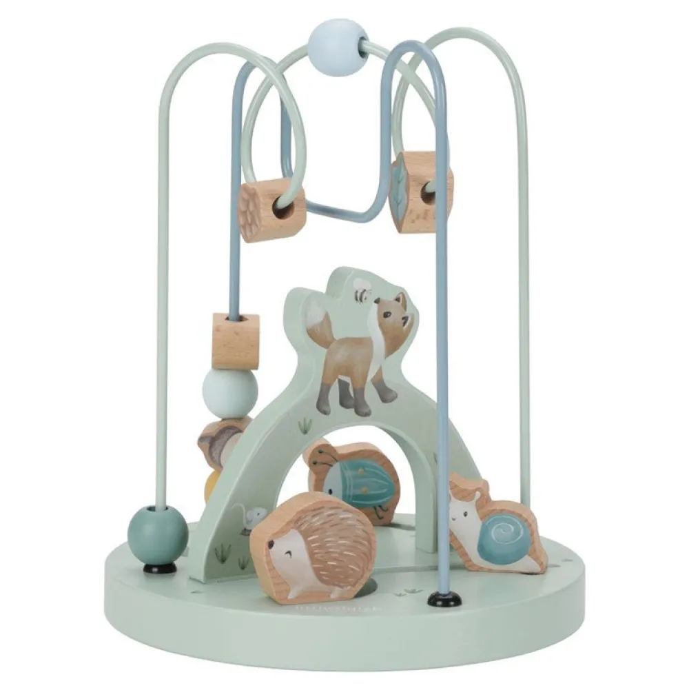Little Dutch Laberinto espiral de cuentas Forest Friends ·*Niños Juguetes De Madera Para Niños|Juguetes Y Juegos Motricidad Fina
