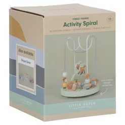 Little Dutch Laberinto espiral de cuentas Forest Friends ·*Niños Juguetes De Madera Para Niños|Juguetes Y Juegos Motricidad Fina