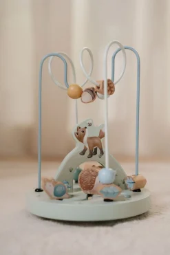 Little Dutch Laberinto espiral de cuentas Forest Friends ·*Niños Juguetes De Madera Para Niños|Juguetes Y Juegos Motricidad Fina