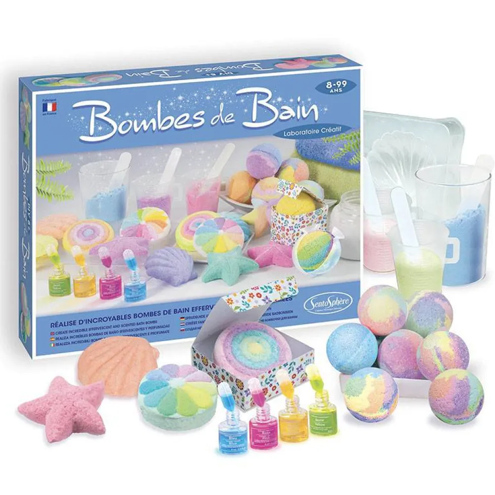 Sentosphère Laboratorio de bombas de baño*Niños Kit De Manualidades