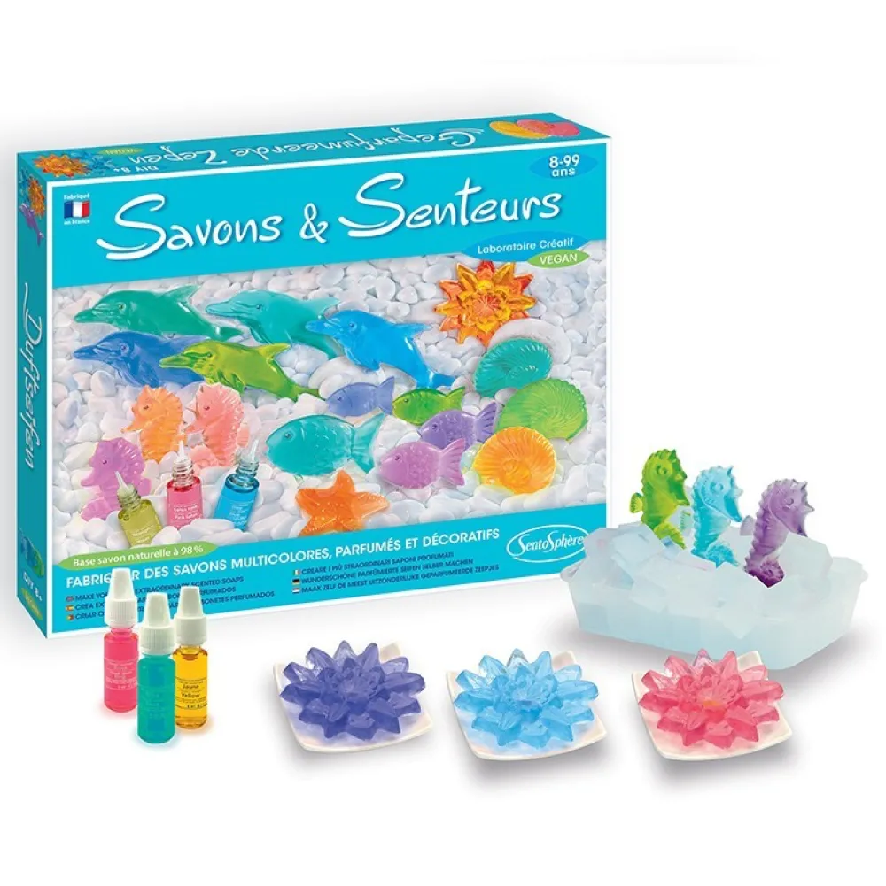 Sentosphère Laboratorio pastillas jabón del Mar · Sentosphere*Niños Kit De Manualidades|Juguetes Y Juegos Motricidad Fina