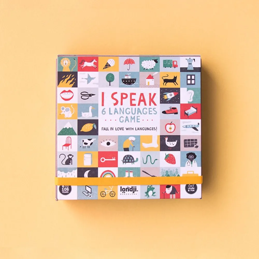 Londji Learn&Fun - I speak 6 languages*Niños Juegos De Mesa De Viaje|Juegos De Mesa Competitivos