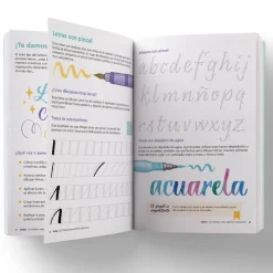Rubio Lettering para mentes creativas*Niños Libros Para Regalar A Mamá|Kit De Manualidades