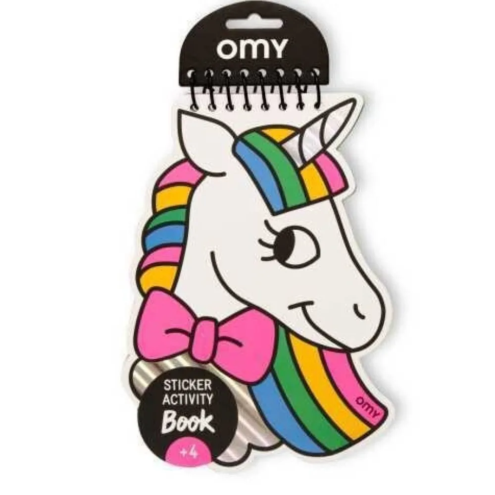OMY Libreta de pegatinas Unicornio ·* Libros De Pegatinas