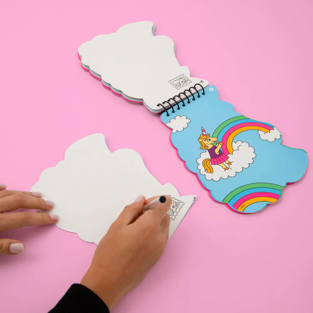 OMY Libreta de pegatinas Unicornio ·* Libros De Pegatinas
