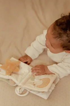 Little Dutch Librito Blando Actividades anilla Newborn Naturals ·*Niños Libros De Tela Para Bebés|Libros De Tela Para Bebés